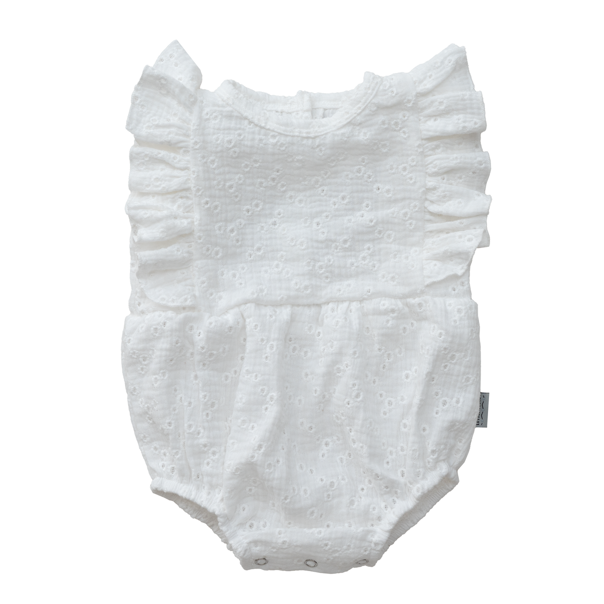 Bodysuit Ruffles - Embroidery Ecru