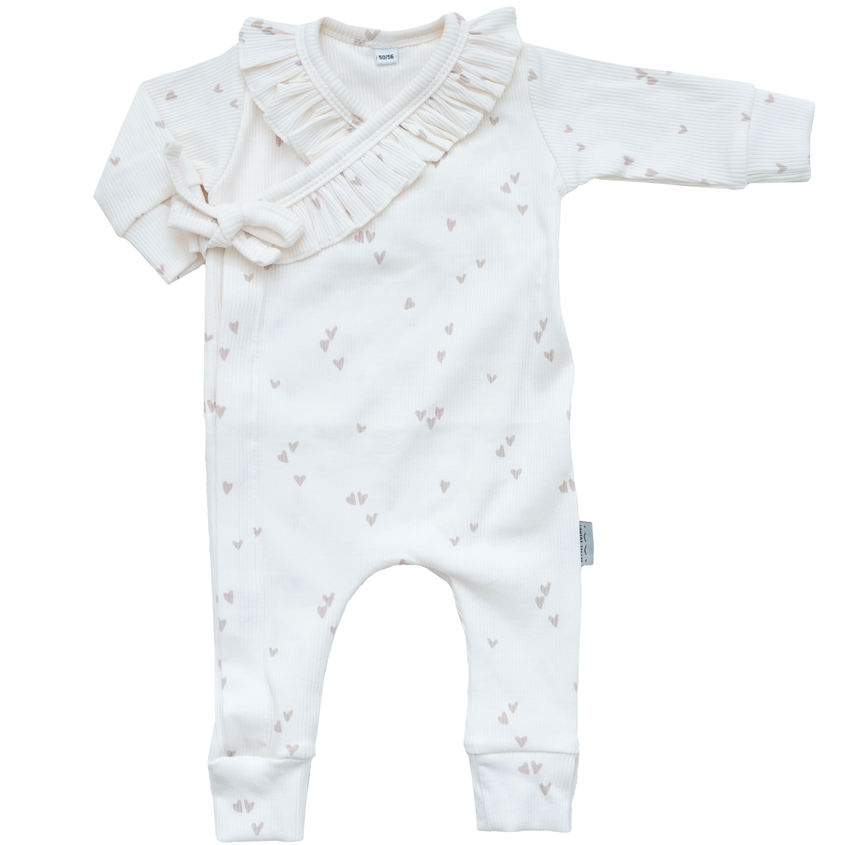 Boxpakje Met Strikje Ruffle Little Hearts - Beige