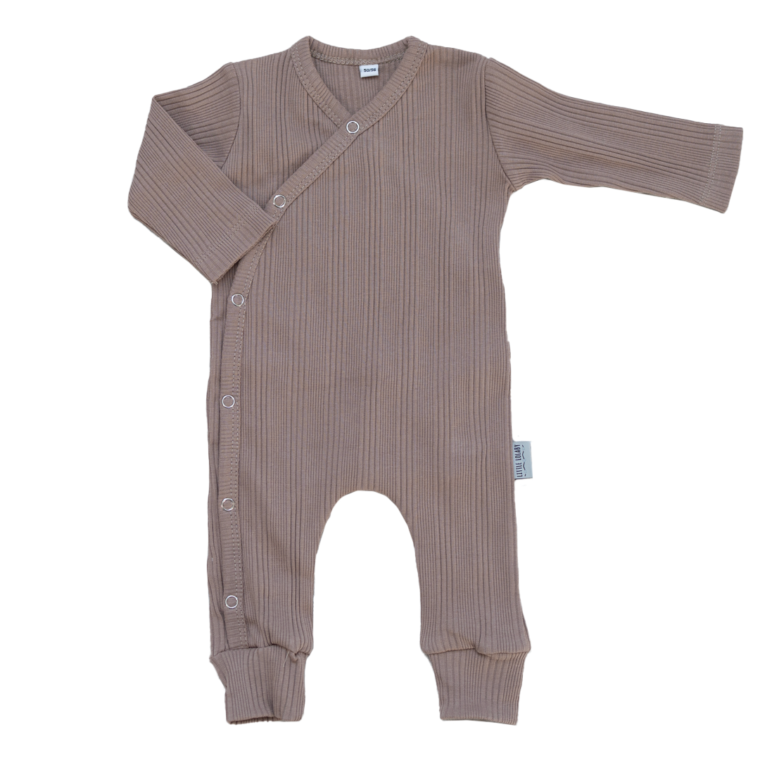 Boxpakje Onregelmatige Rib - Taupe