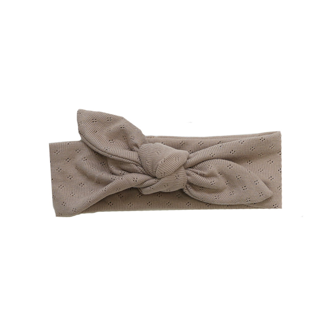 Haarband Pointelle - Taupe