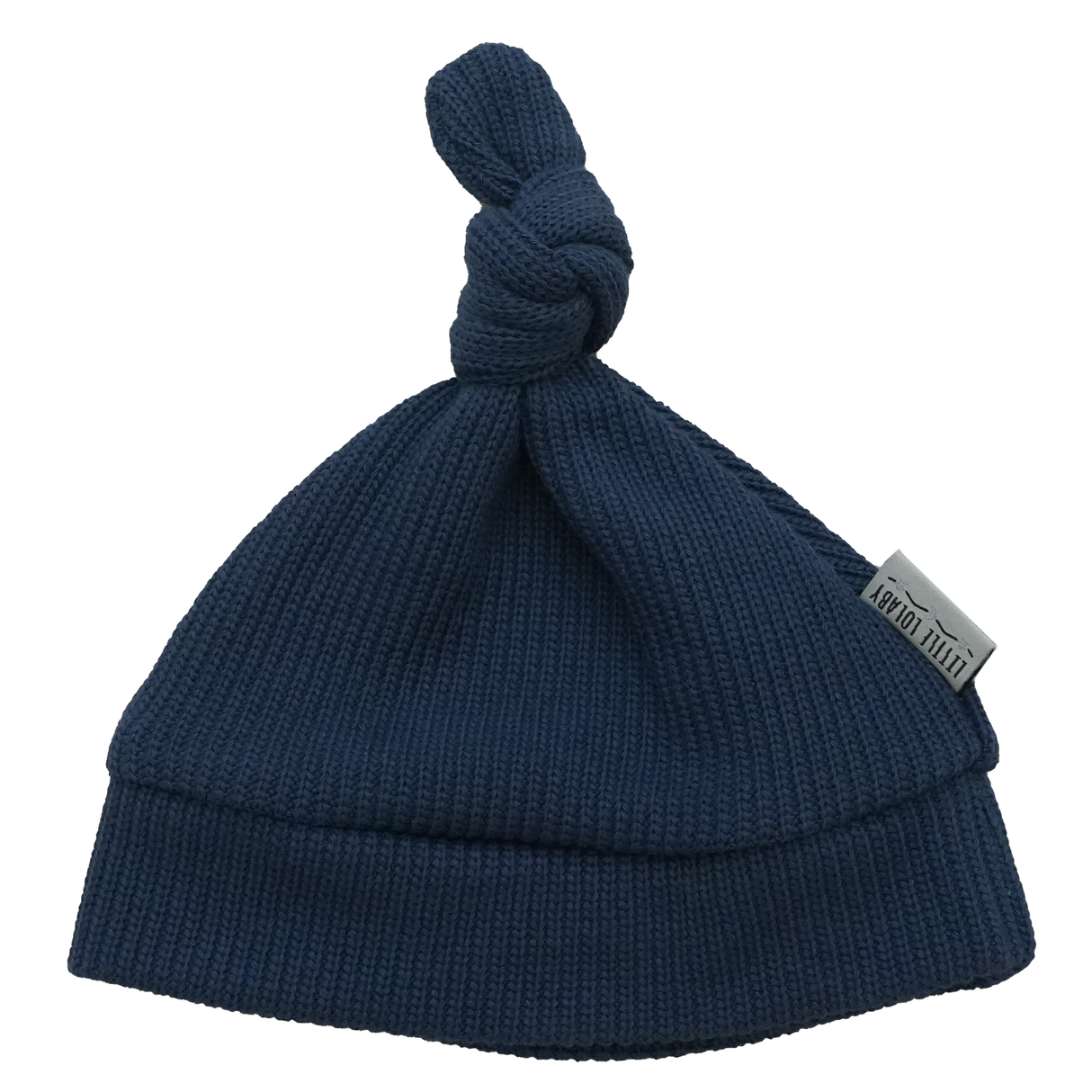 Knoopmuts Gebreid - Navy