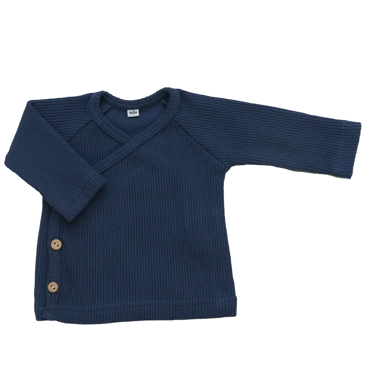 Overslagshirt Gebreid - Navy