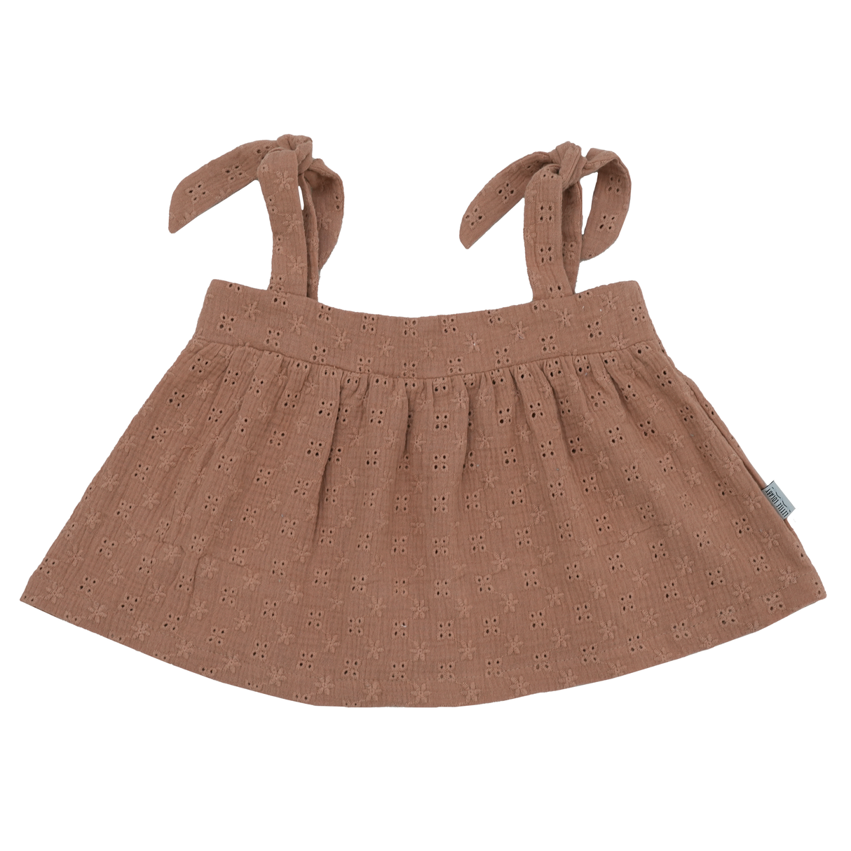 Top Embroidery - Peach