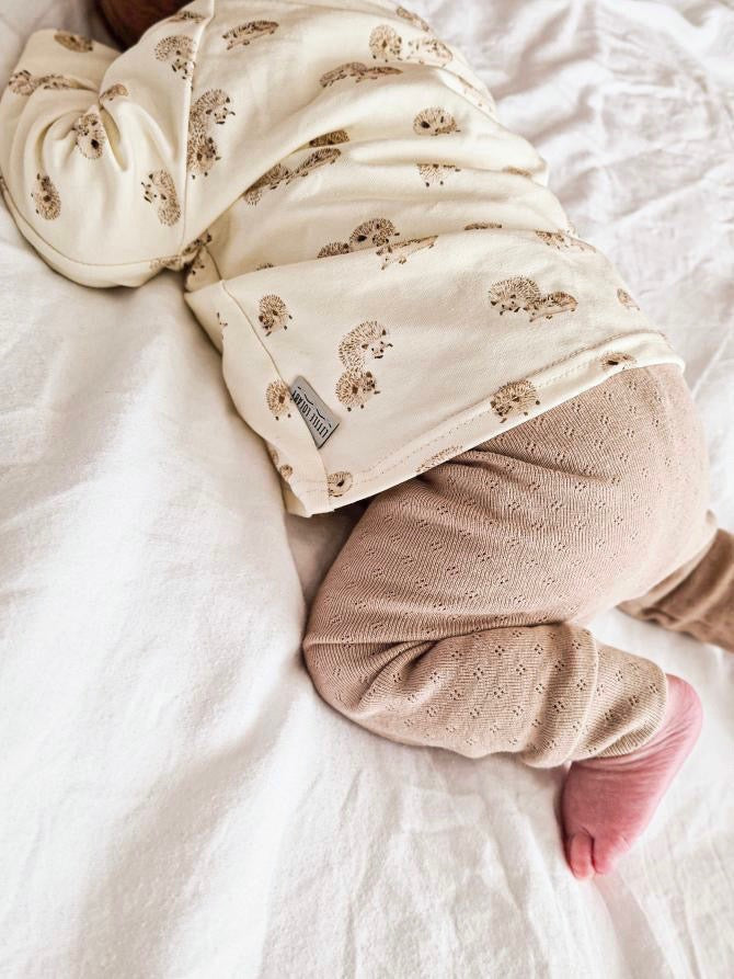 Legging Pointelle - Taupe