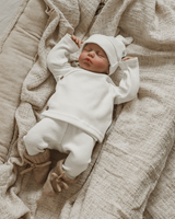 Overslagshirt Gebreid - Ecru