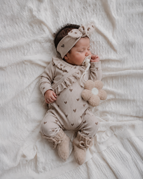 Boxpakje Met Strikje Hearts - Natural