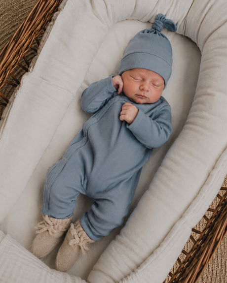 Boxpakje Small Rib - Dusty Blue