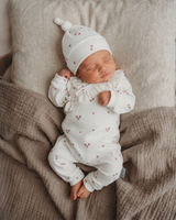 Boxpakje Met Strikje Ruffle Little Hearts - Clay Pink