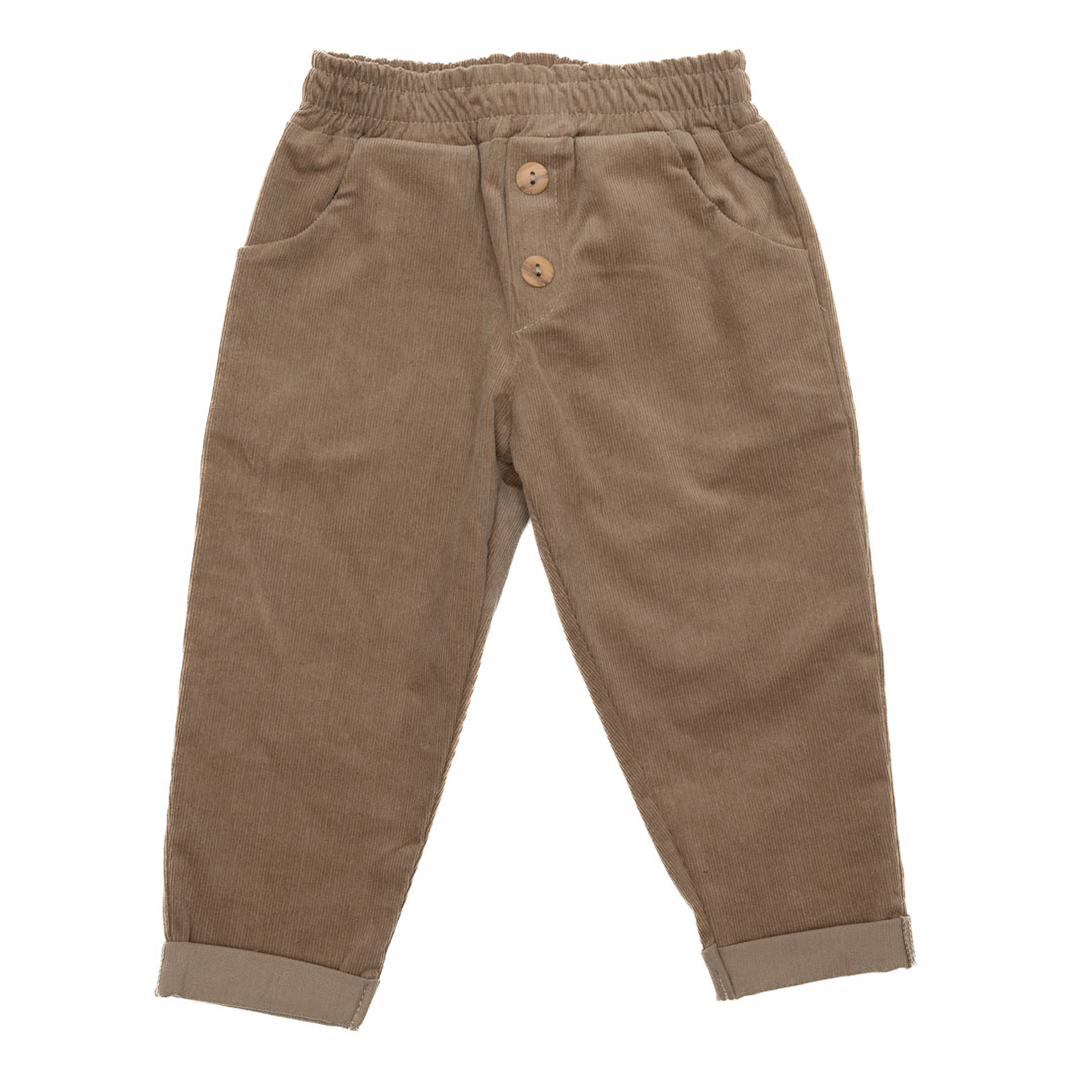 Broek Washed Corduroy  - Camel