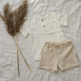 T-shirt Linen - Ecru