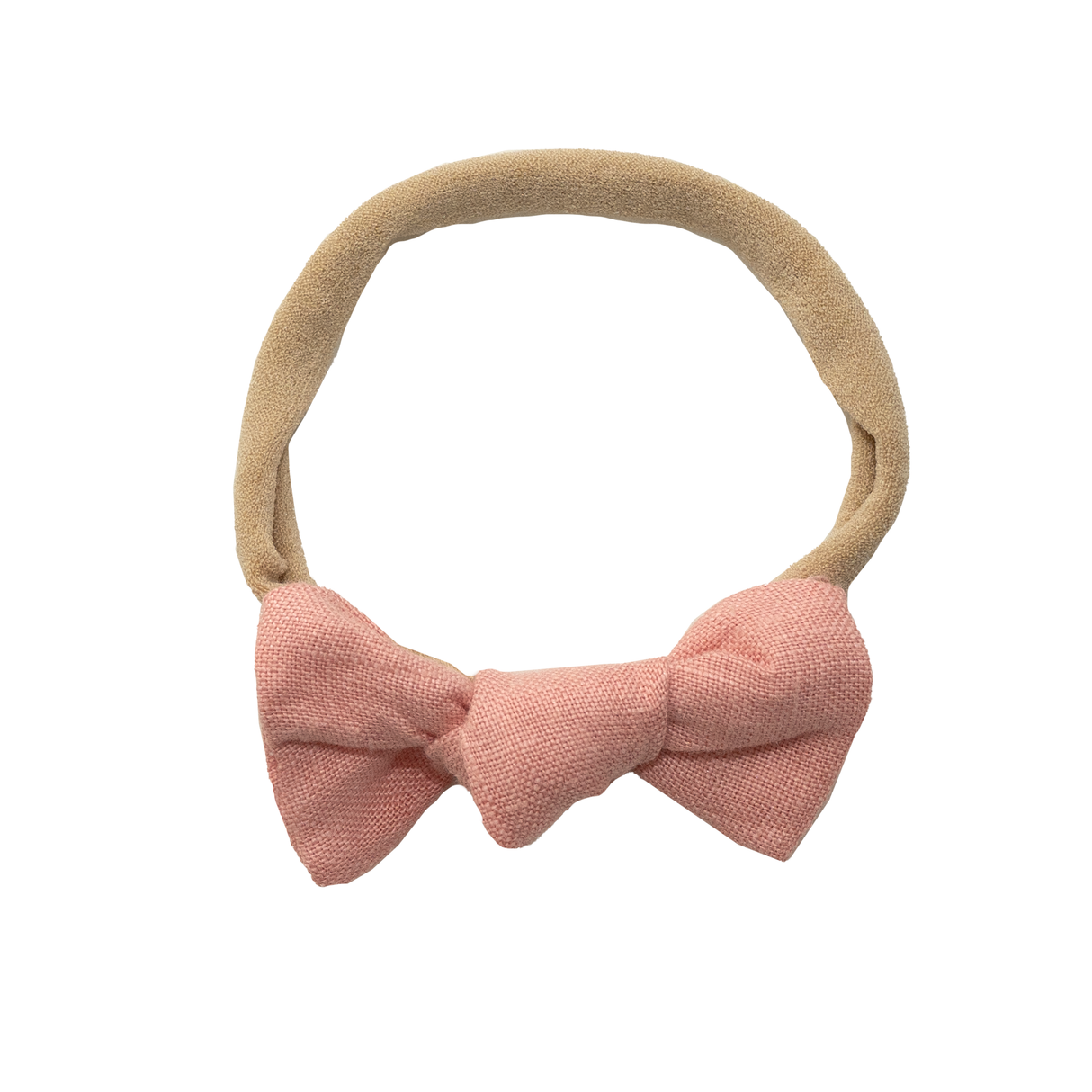 Haarband Strikje Linen - Pink