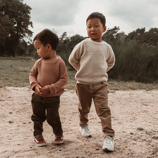Broek Washed Corduroy  - Camel