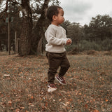 Broek Washed Corduroy  - Dark Olive Green