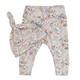 Newborn Muts + Broek - Flowers Pink