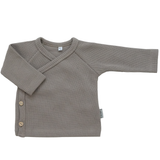 Overslagshirt Gebreid - Taupe