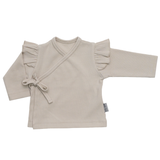 Overslagshirt Ruffle - Natural