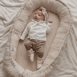 Newborn Muts + Broek - Panther Dark Beige