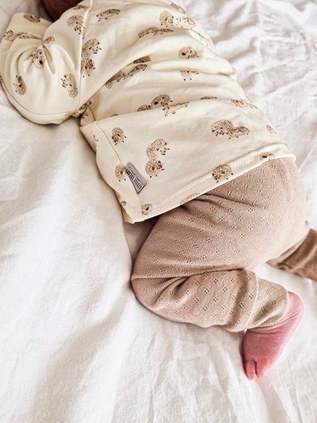 Legging Pointelle - Taupe