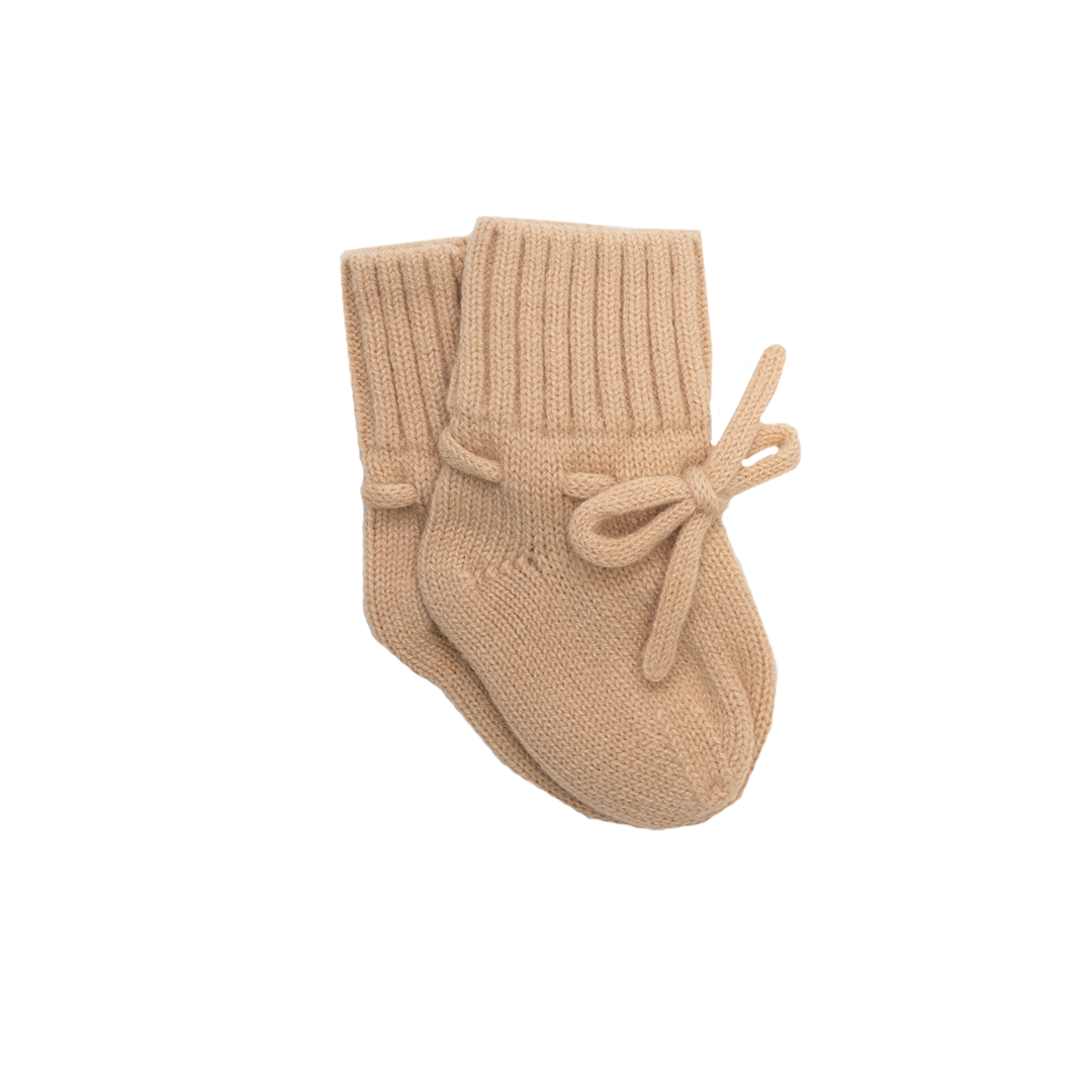 Merino Wol Slofjes - Warm Beige